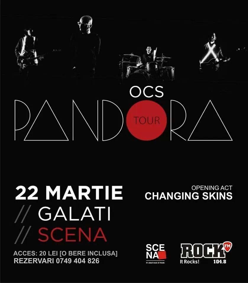 OCS si Changing Skins canta la Galati